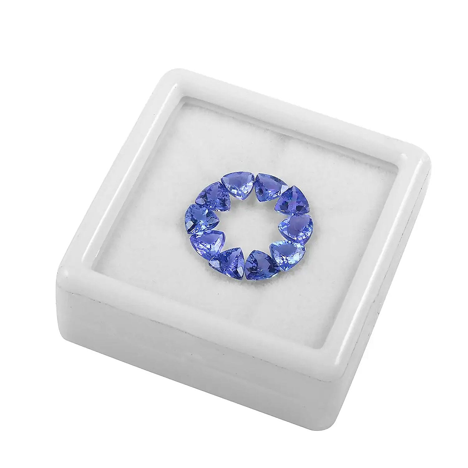Premium Tanzanite Set of 10 (Trl 5 mm) 4.00 ctw