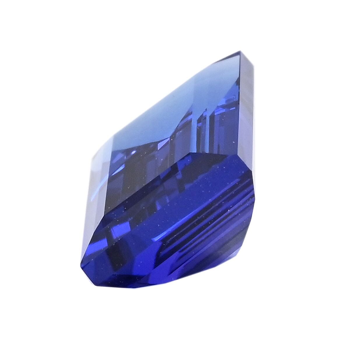Certified and Appraised Flawless AAAA Vivid Tanzanite (Bgt Free Size) 3.50 ctw image number 1