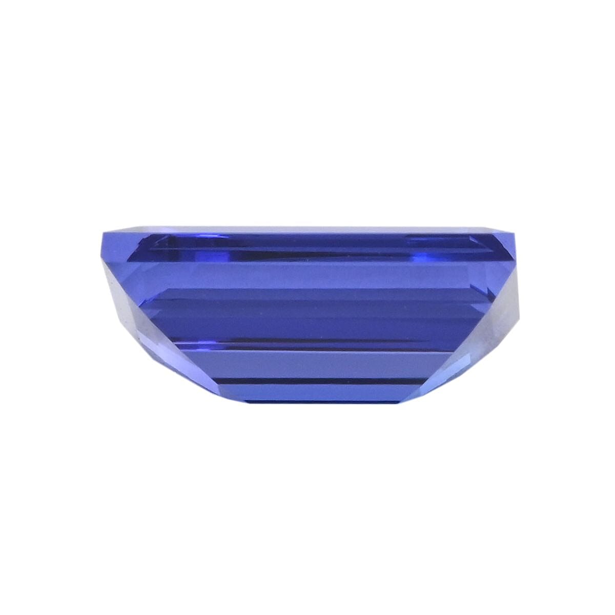 Certified and Appraised Flawless AAAA Vivid Tanzanite (Bgt Free Size) 3.50 ctw image number 2