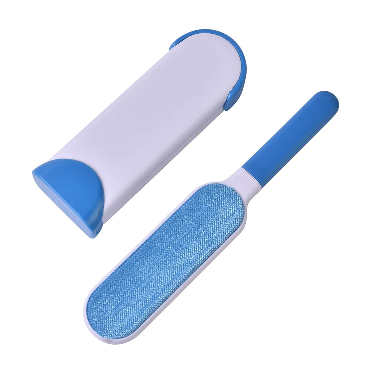 Set of 2 Blue Double Sided Cleaning Brush (3.54"x1.57"x12.6") & (2.16"x0.98"x5.51") image number 2