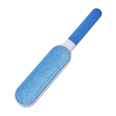 Set of 2 Blue Double Sided Cleaning Brush (3.54x1.57x12.6) & (2.16x0.98x5.51)