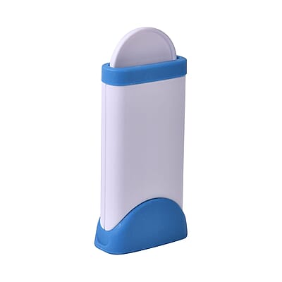 Set of 2 Blue Double Sided Cleaning Brush (3.54x1.57x12.6) & (2.16x0.98x5.51)