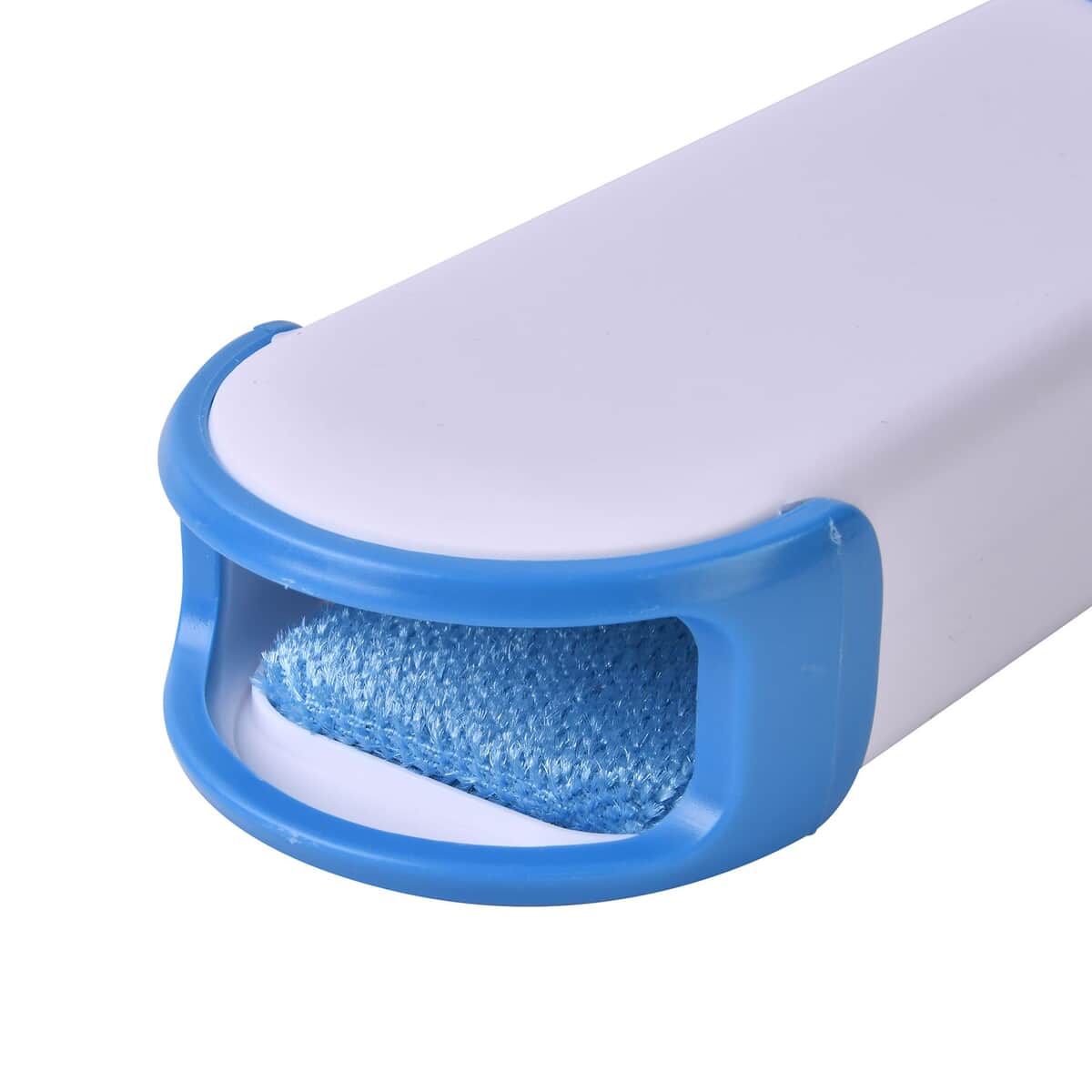 Set of 2 Blue Double Sided Cleaning Brush (3.54"x1.57"x12.6") & (2.16"x0.98"x5.51") image number 6