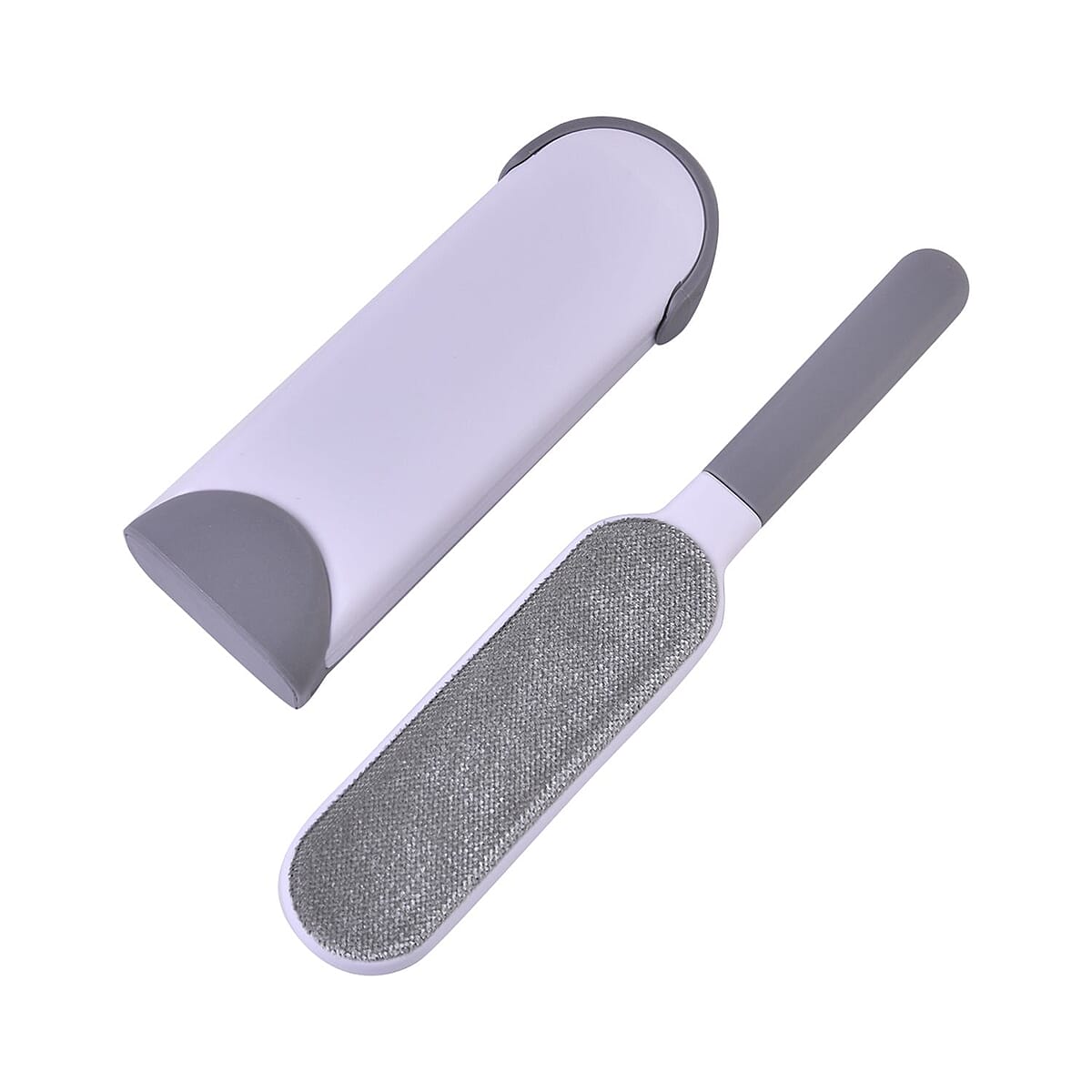 Set of 2 Gray Double Sided Cleaning Brush (3.54x1.57x12.6) & (2.16x0.98x5.51) image number 2