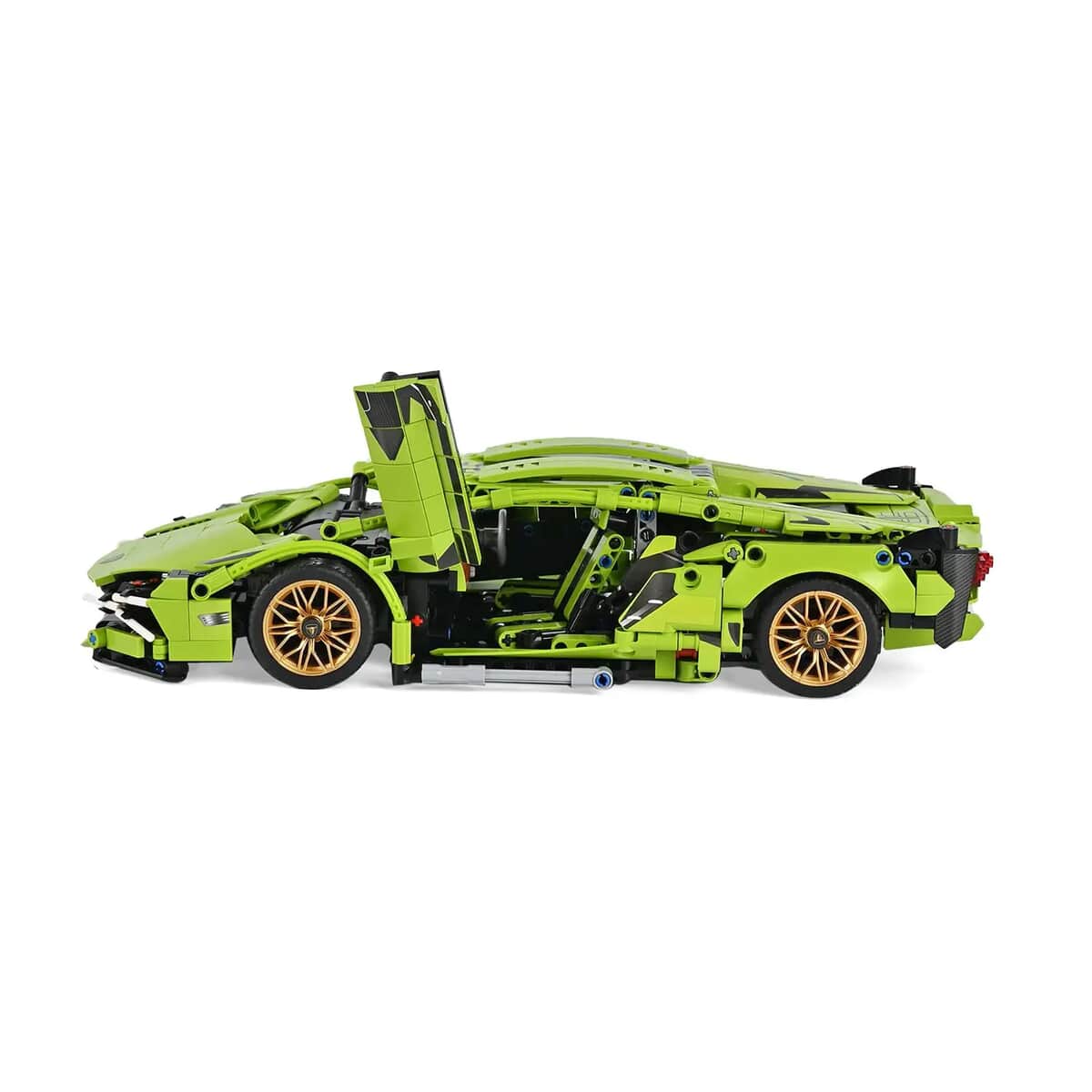 Green Car Building Blocks Toys (Included 1280 Pieces Blocks) image number 5