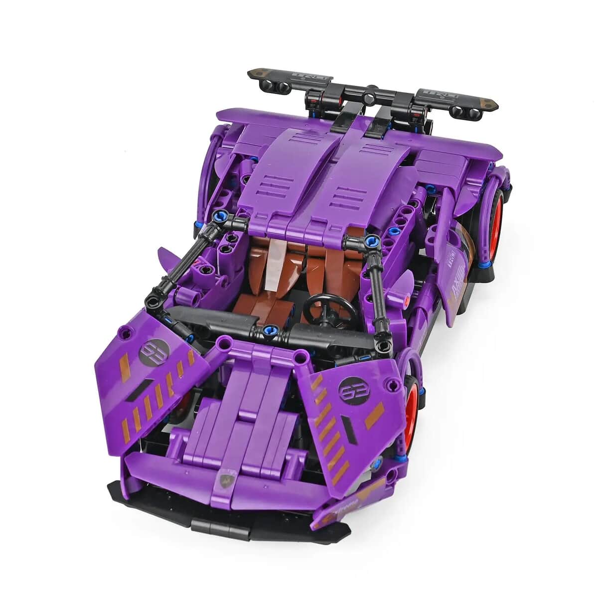 Purple Car Building Blocks Toys (Included 470 Pieces Blocks) image number 0
