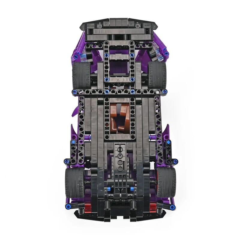 Purple Car Building Blocks Toys (Included 470 Pieces Blocks)