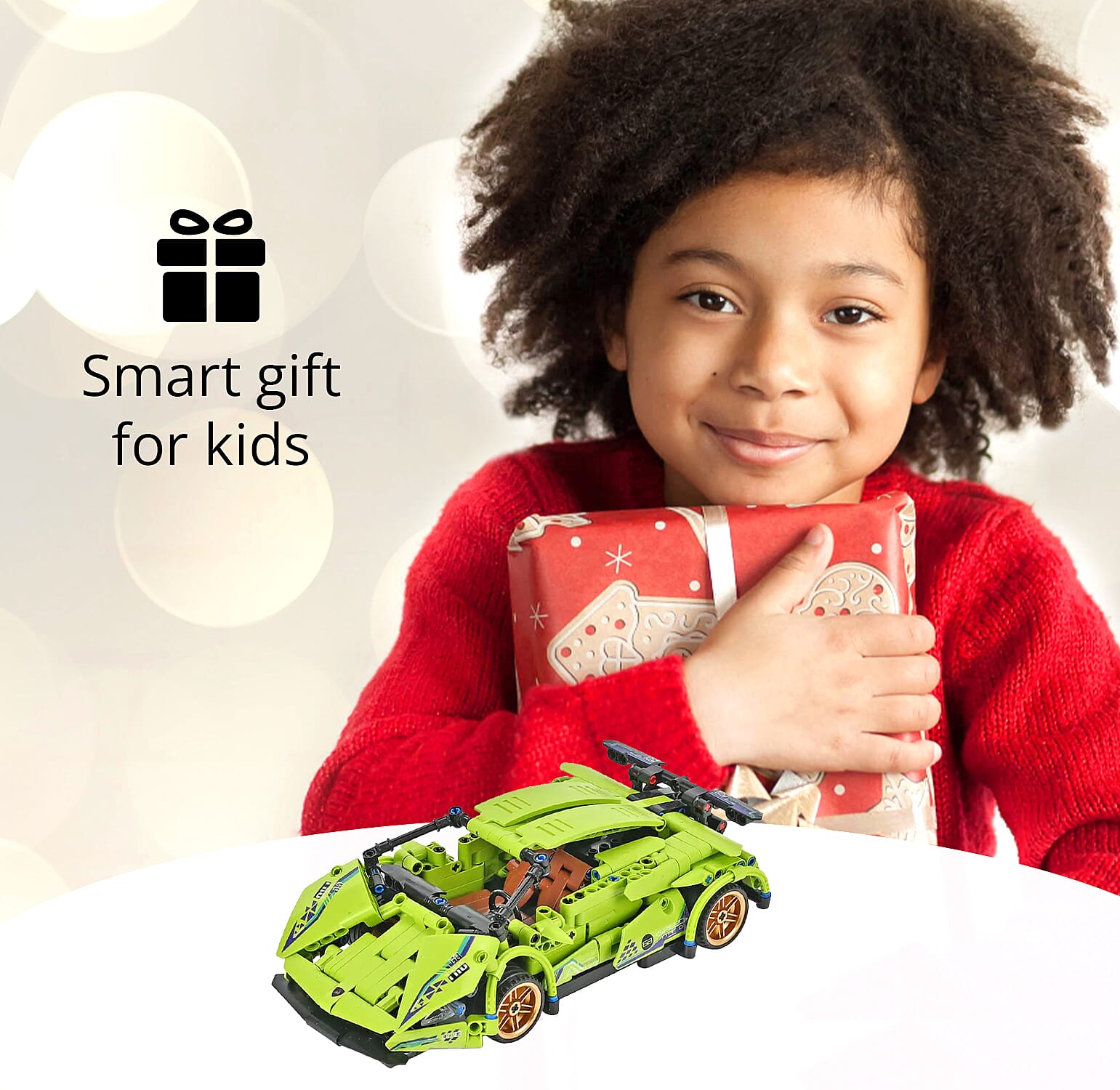 Green Car Building Blocks Toys (Included 470 Pieces Blocks)