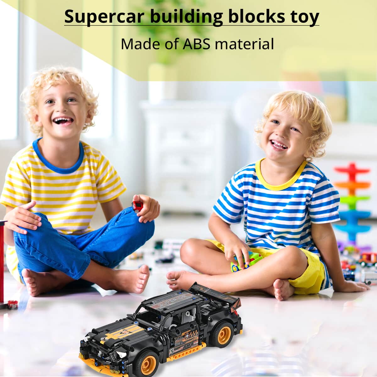 Bargain Deal Black Car Building Blocks Toys (Included 520 Pieces Blocks) image number 2