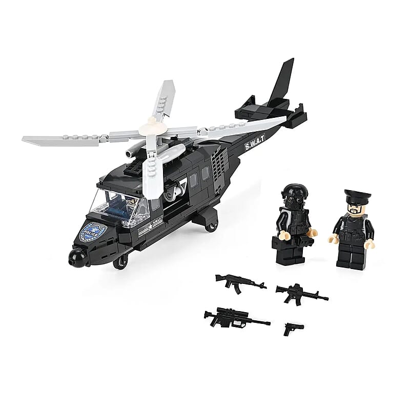 Helicopter Building Blocks Toys (Included 254 Pieces Blocks)