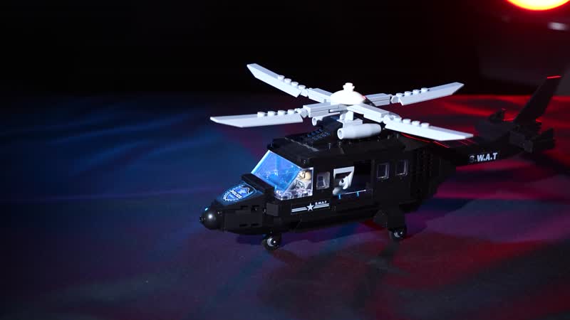 Helicopter Building Blocks Toys (Included 254 Pieces Blocks)