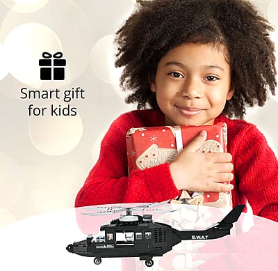 Helicopter Building Blocks Toys (Included 254 Pieces Blocks)