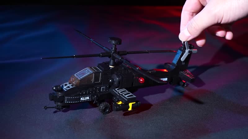 Helicopter Building Blocks Toys (Included 230 Pieces Blocks)