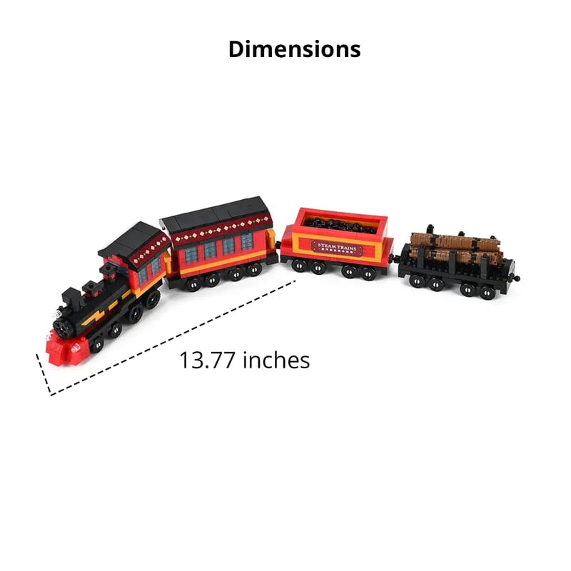 Train Building Blocks Toys (Included 650 Pieces Blocks)