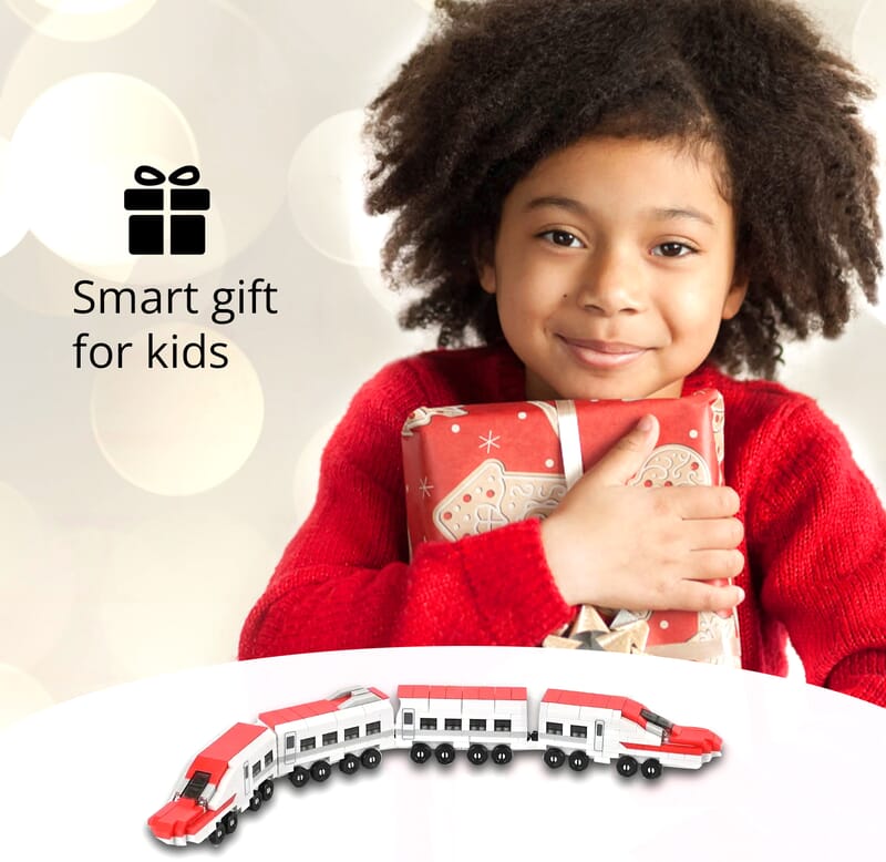 Train Building Blocks Toys (Included 578 Pieces Blocks)