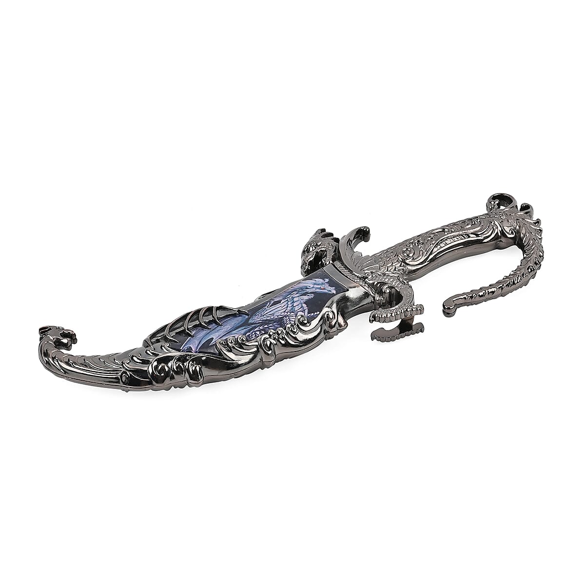 Dark Silver Color Outdoor Knife with Stainless Steel Blade, Scabbard Handle, Survival Steel Blade Knife, Camping Knives for Men women image number 3