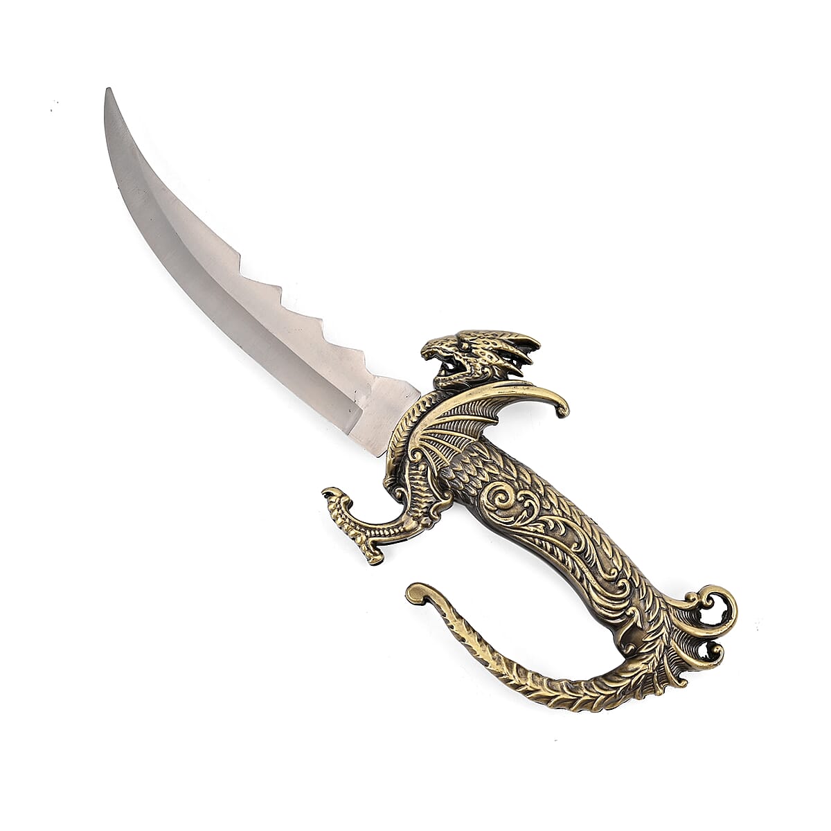 Green Copper Color Outdoor Knife with Stainless Steel Blade, Scabbard Handle, Survival Steel Blade Knife, Camping Knives for Men women  image number 0