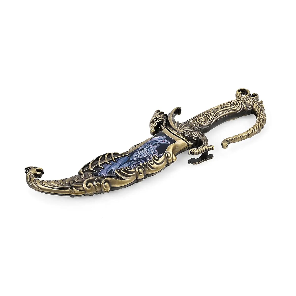 Green Copper Color Outdoor Knife with Stainless Steel Blade, Scabbard Handle, Survival Steel Blade Knife, Camping Knives for Men women  image number 6