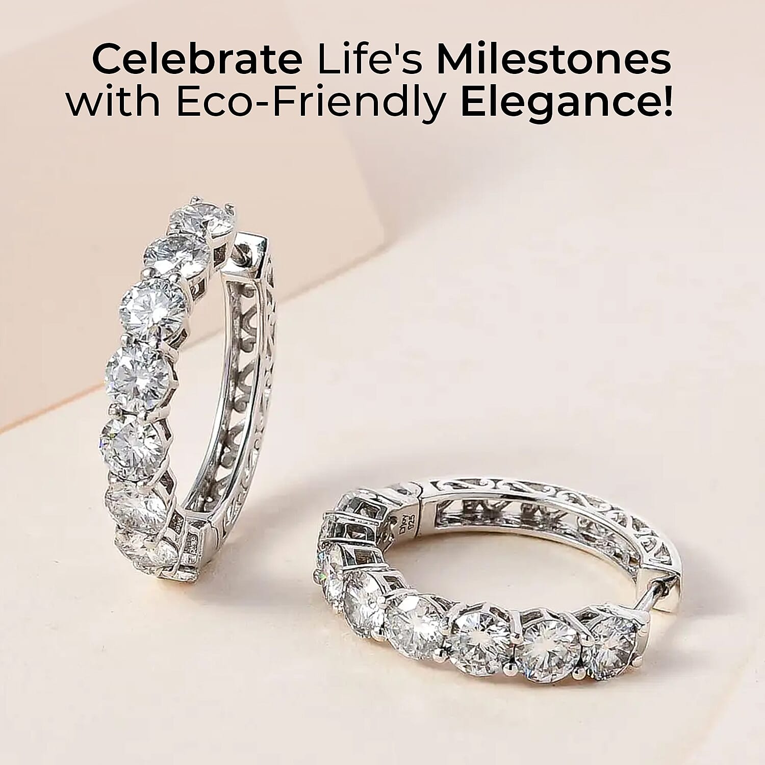 Rhodium Over Sterling Silver - Product card gallery slide 2 (10177138000185)