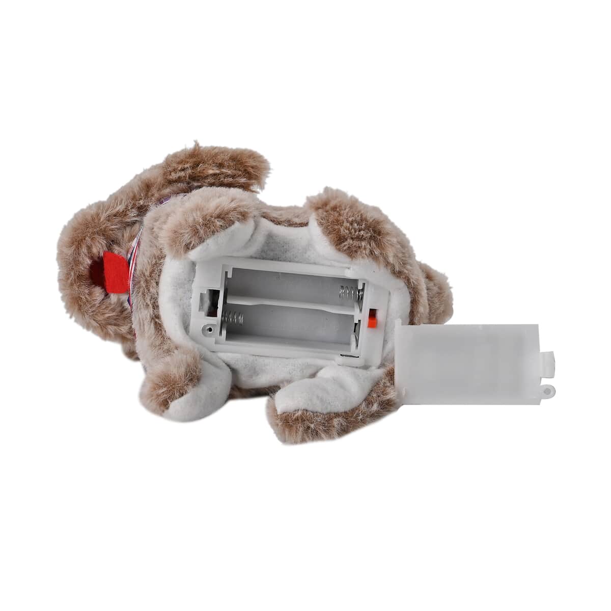 Brown Cute Electric Plush Dog Toy with Walk and Sound (2xAA Battery Not Included) image number 5