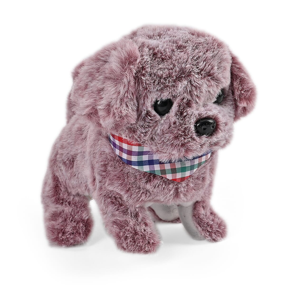Purple Cute Electric Plush Dog Toy with Walk and Sound (2xAA Battery Not Included) image number 1
