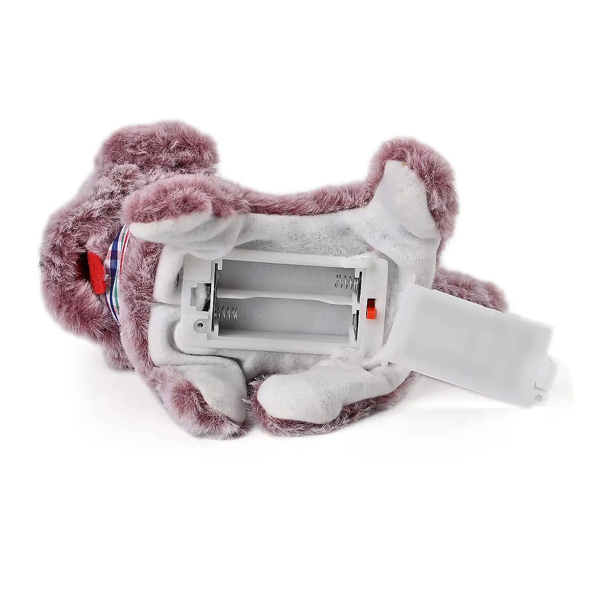 Purple Cute Electric Plush Dog Toy with Walk and Sound (2xAA Battery Not Included) image number 6