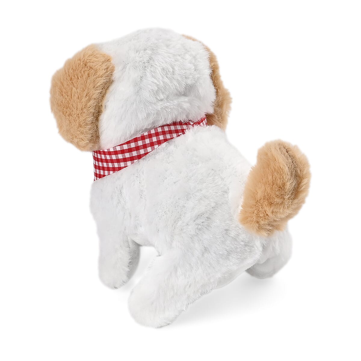 Light Brown and White Electric Plush Dog Toy (2xAA Not Included) image number 3