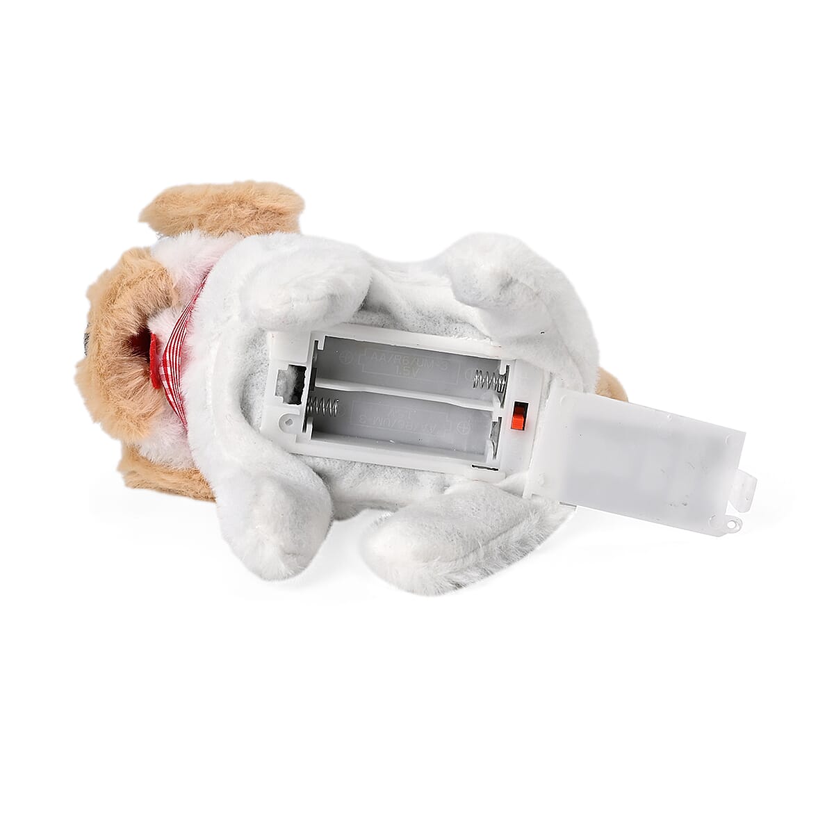 Light Brown and White Electric Plush Dog Toy (2xAA Not Included) image number 5