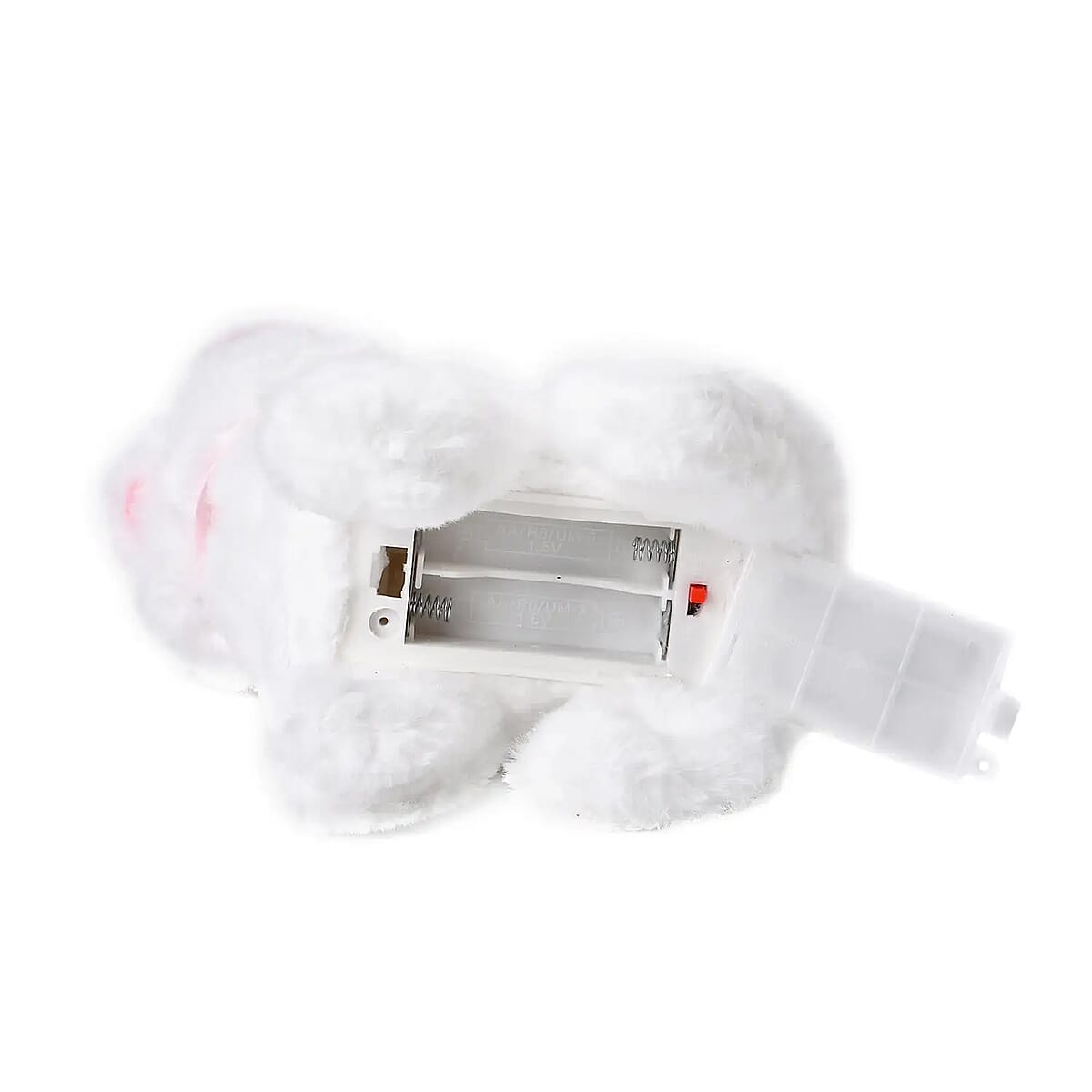 White and Pink Electric Plush Cat with Walk and Sound image number 6