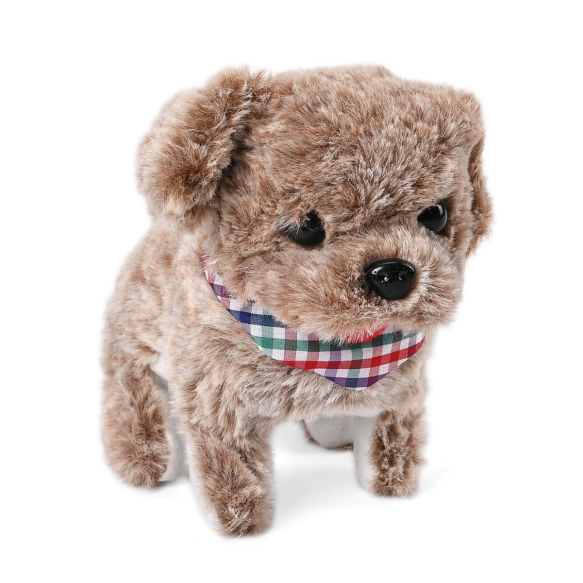 Ankur's Treasure Chest Piece Brown Electric Plush Dog (2xAA Battery Not Included) image number 3