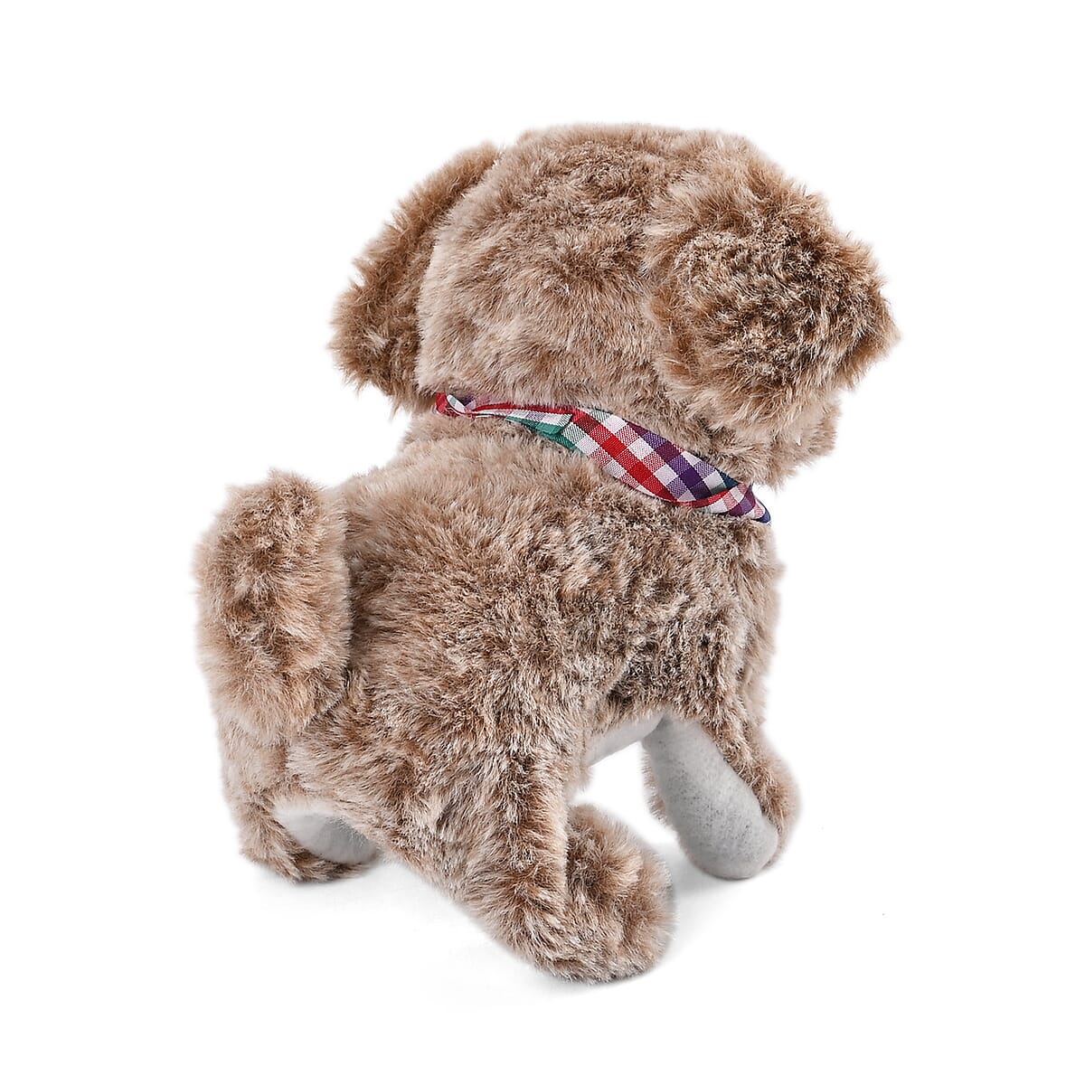 Ankur's Treasure Chest Piece Brown Electric Plush Dog (2xAA Battery Not Included) image number 4