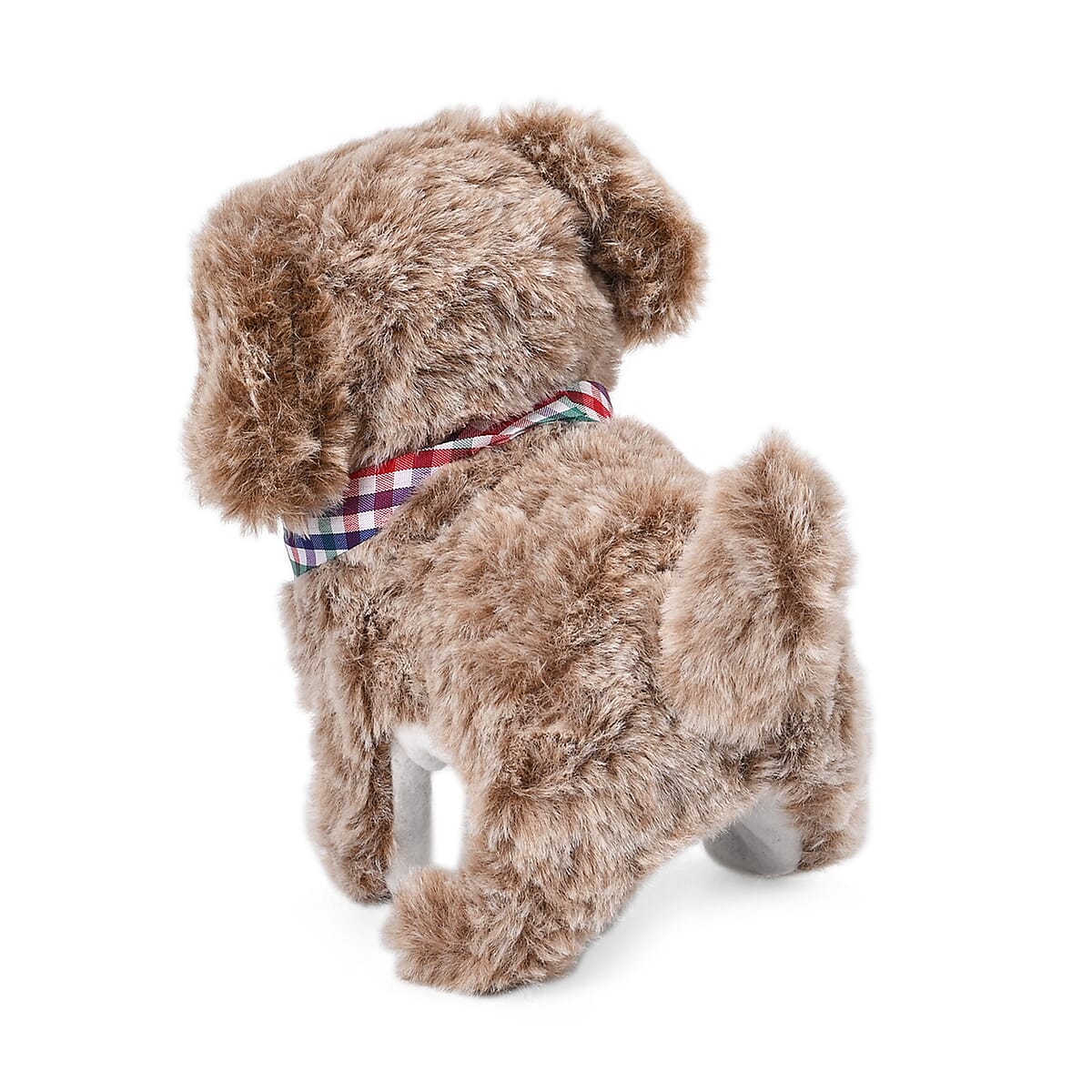 Ankur's Treasure Chest Piece Brown Electric Plush Dog (2xAA Battery Not Included) image number 5