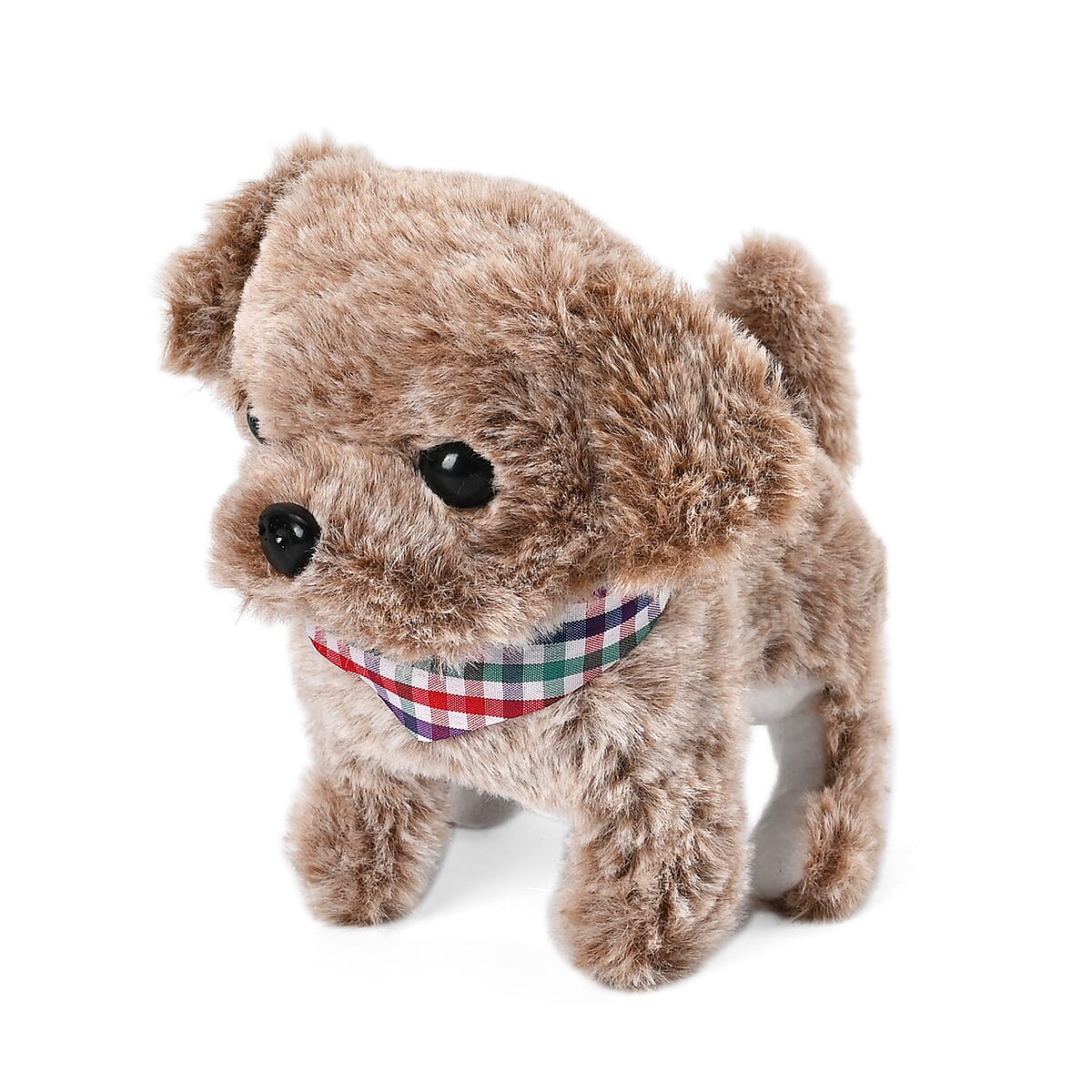 Ankur's Treasure Chest Piece Brown Electric Plush Dog (2xAA Battery Not Included) image number 6