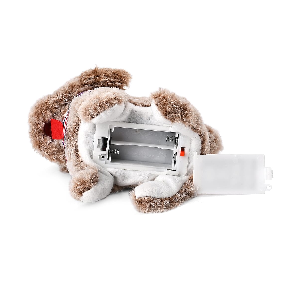 Ankur's Treasure Chest Piece Brown Electric Plush Dog (2xAA Battery Not Included) image number 7
