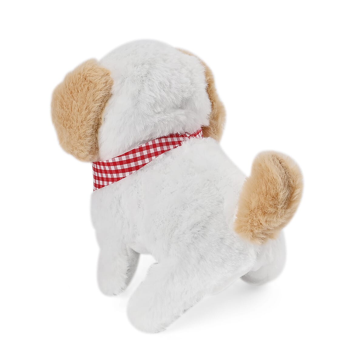 Ankur's Treasure Chest Light Brown and White Electric Plush Dog (2xAA Battery Not Included) image number 5