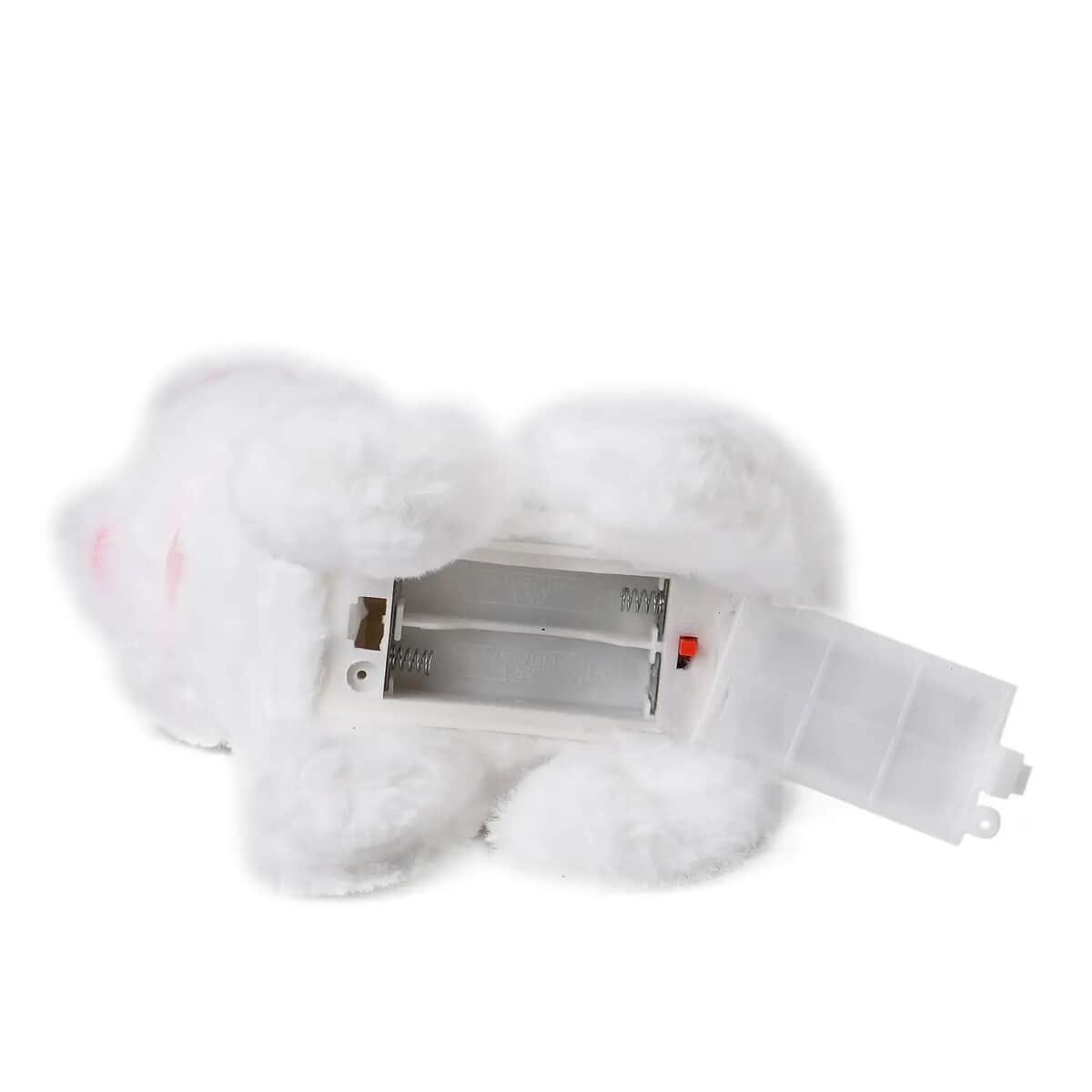 White and Pink Electric Plush Cat 2pcs Set (2xAA Battery Not Included) image number 6