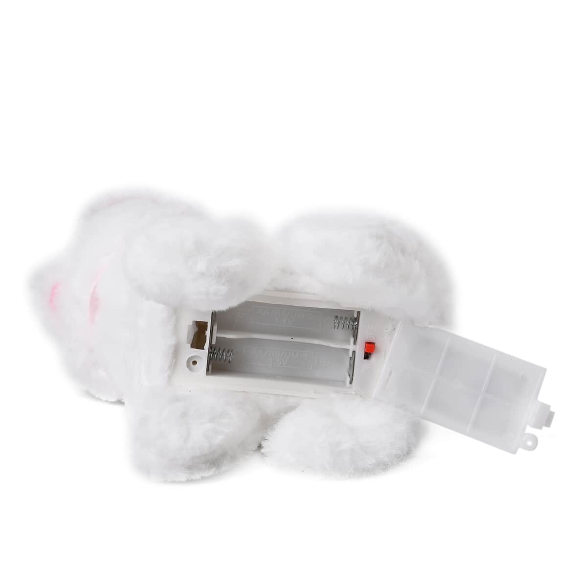 White and Pink Electric Plush Cat 2pcs Set (2xAA Battery Not Included) image number 7