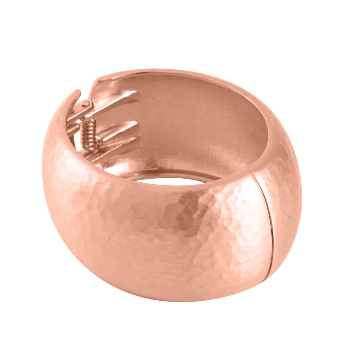 Bold Wide Bangle Bracelet in Rosetone (6.75 In) image number 5