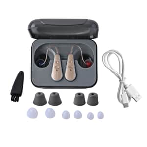 Homesmart Rechargeable Hearing Aid With Magnetic Suction Charging and Smart Noise Reduction