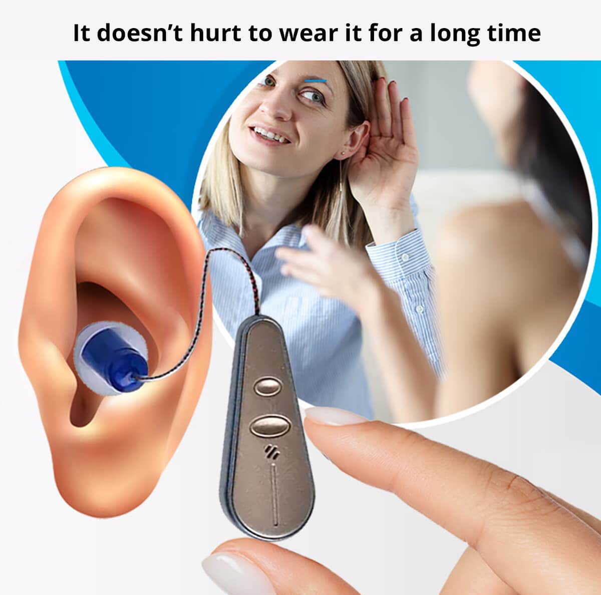 Homesmart Rechargeable Hearing Aid With Magnetic Suction Charging and Smart Noise Reduction image number 1