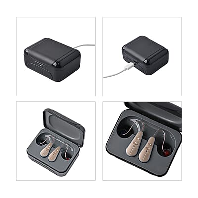 Homesmart Rechargeable Hearing Aid With Magnetic Suction Charging and Smart Noise Reduction