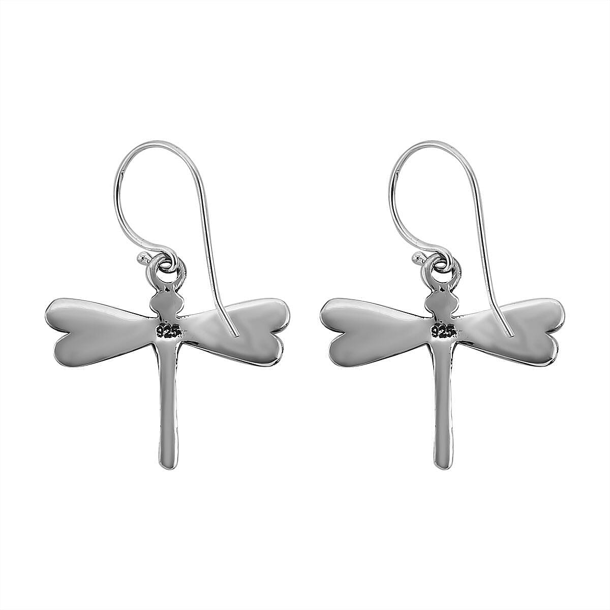 Sterling Silver Dragonfly Earrings 3 Grams image number 3