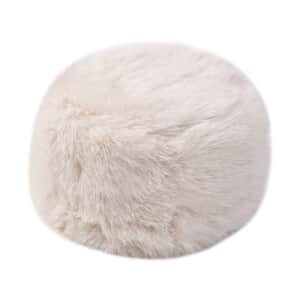 Cream Faux Fur Hat