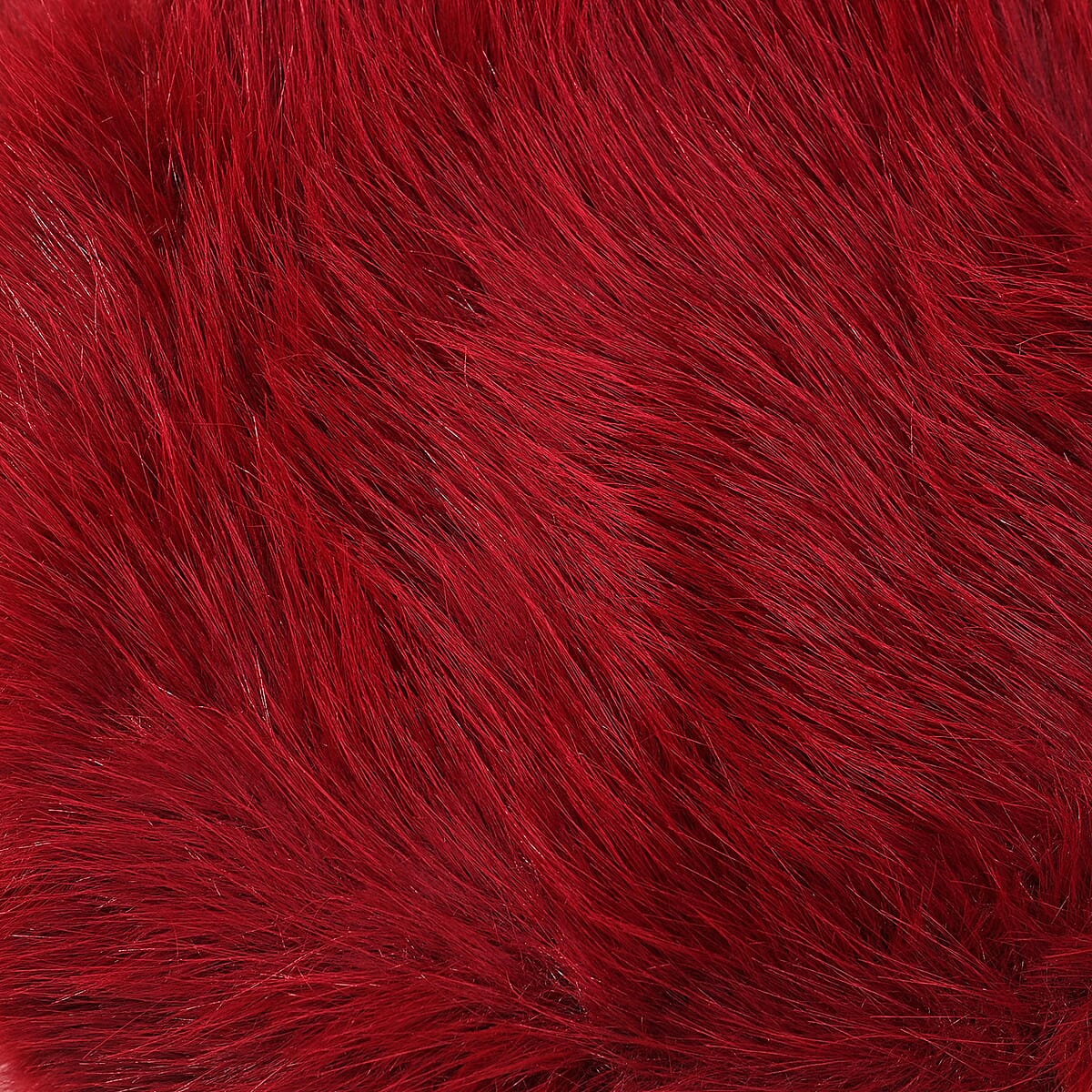Burgundy Faux Fur Hat image number 2