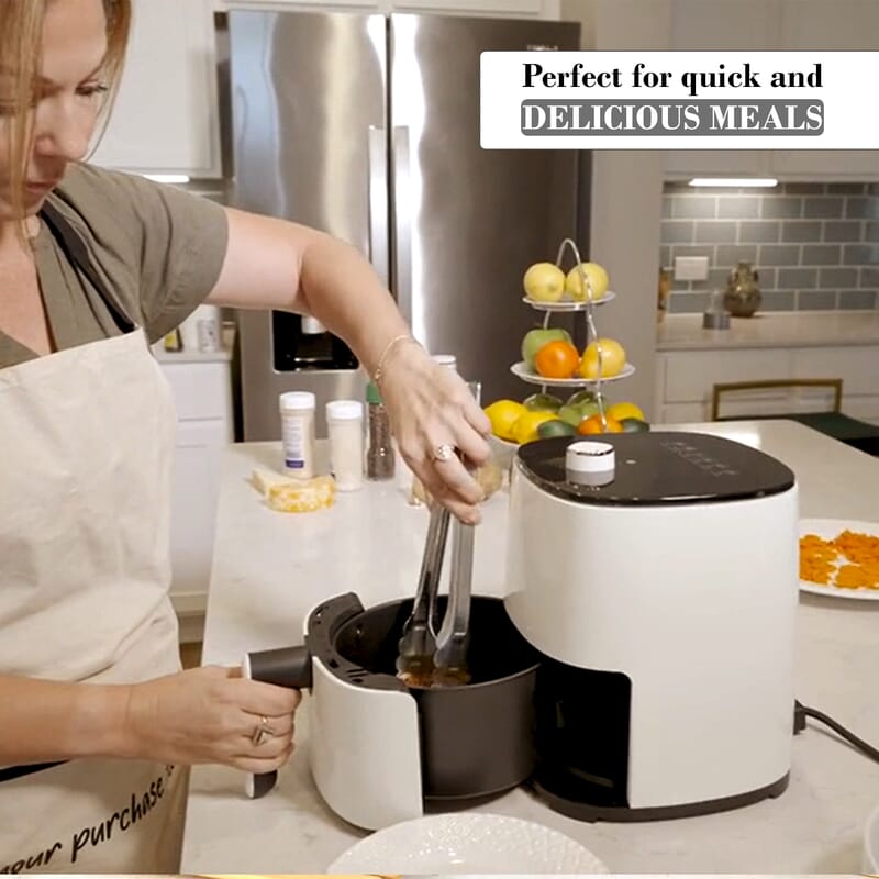 Homesmart Air Fryer with Nonstick Coating Tray 2.8L Airfryer Oven Healthy Cooking With Overheat Protection, Temperature & Timer Control (1000W)