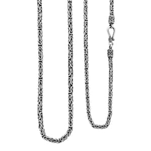 Doorbuster Bali Legacy Borobudur Chain Necklace in Sterling Silver 22.25 Grams 20 Inches