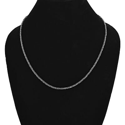 Bali Legacy Borobudur Chain Necklace in Sterling Silver 22.25 Grams 20 Inches