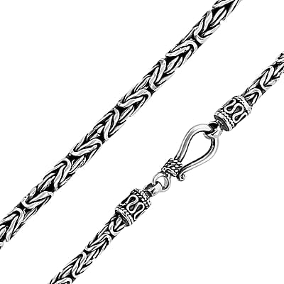Bali Legacy Borobudur Chain Necklace in Sterling Silver 22.25 Grams 20 Inches