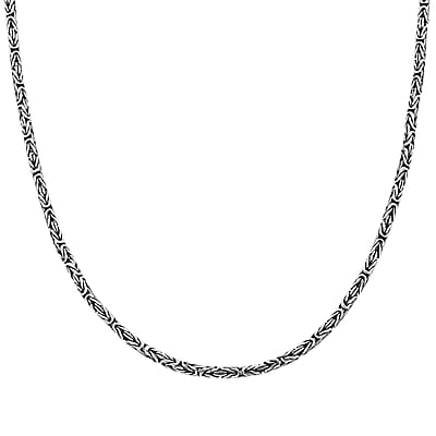 Bali Legacy Borobudur Chain Necklace in Sterling Silver 22.25 Grams 20 Inches