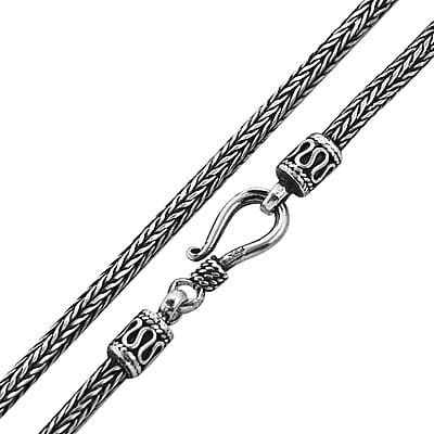 Bali Legacy Sterling Silver 2.5mm Tulang Naga Chain Necklace 20 Inches 16.75 Grams